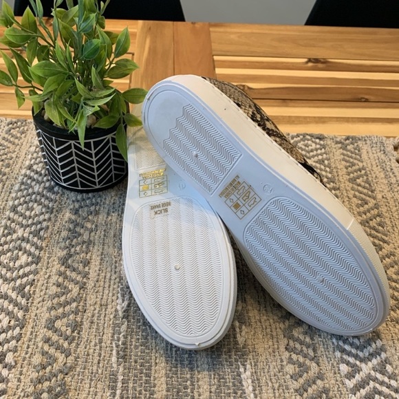SOLD Snakeskin slip on sneakers - Picture 5 of 7